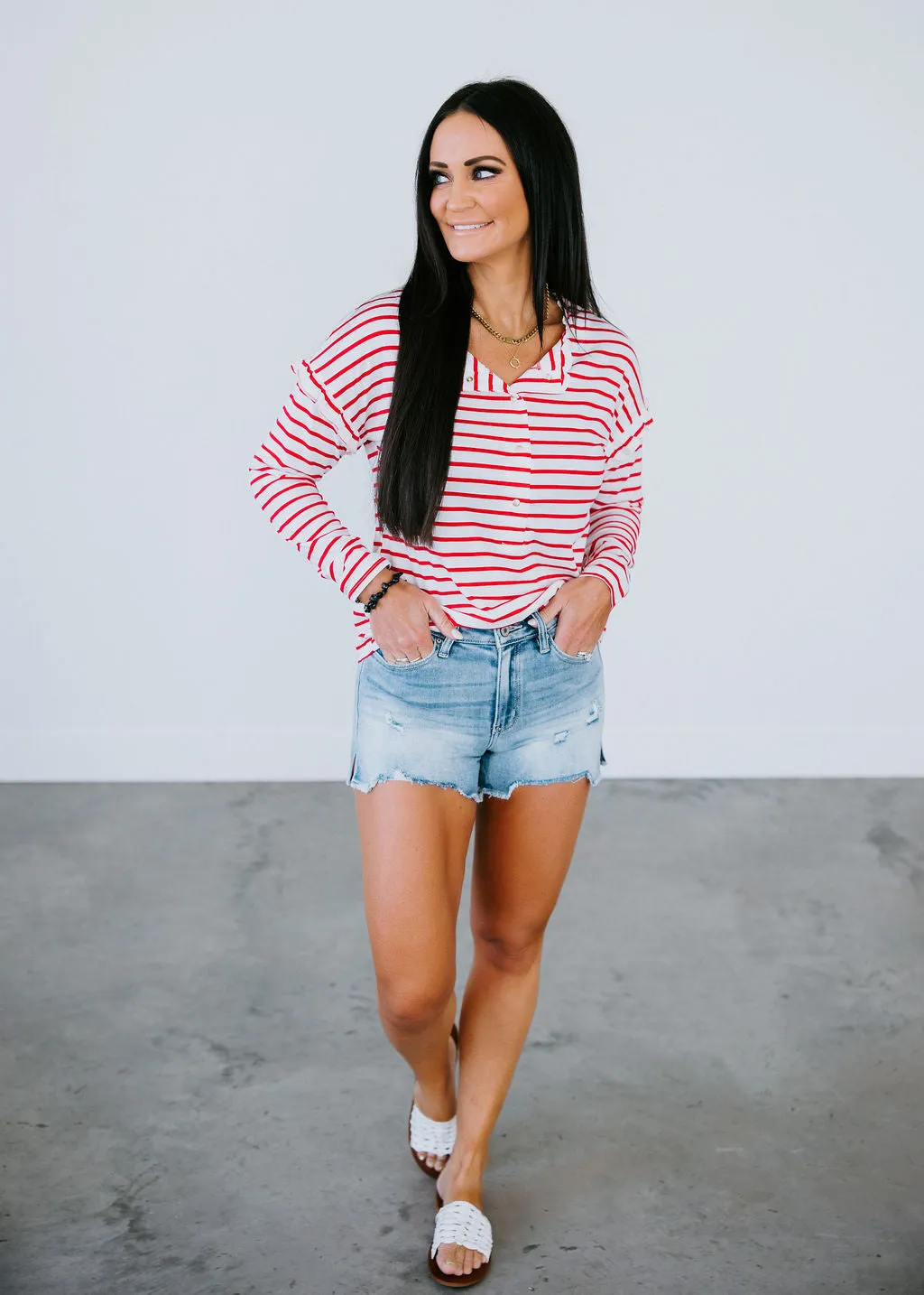 Addie Striped Top