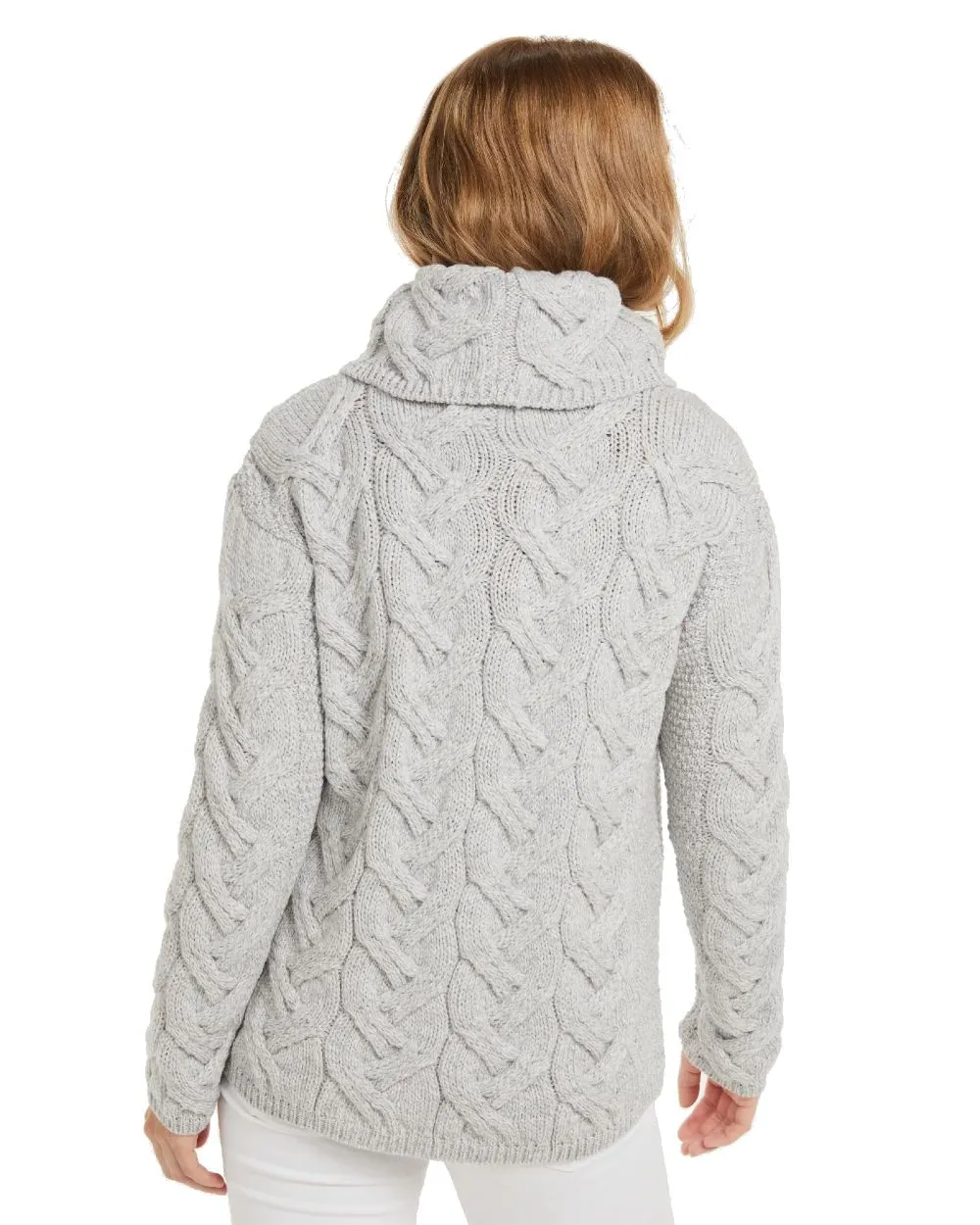 Aran Kinsale Womens Cable Sweater