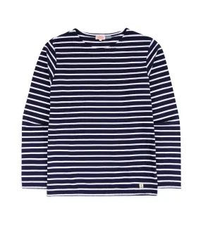 Armor Lux Lightweight Breton Striped T-Shirt: Navy White