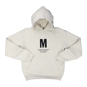 Big M Hoodie - Bone/Black