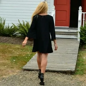 Black Mini Dress Tunic Top