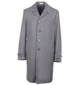 Boglioli Garment-Washed Wool Overcoat