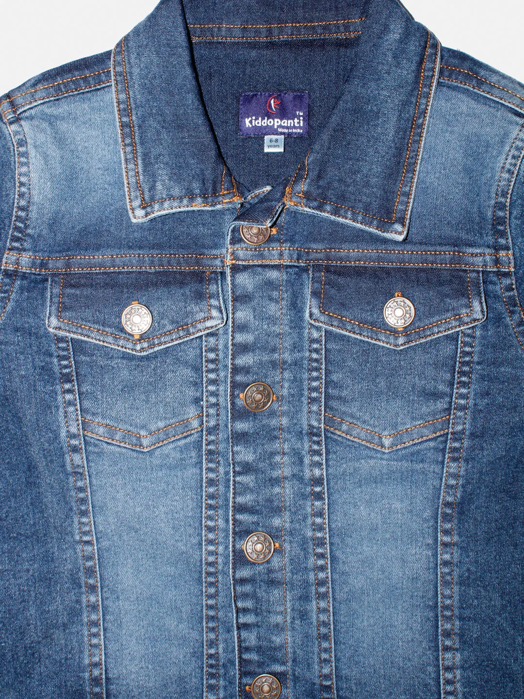 Boys Denim Jacket With Badge