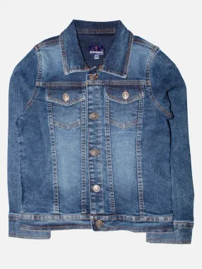 Boys Denim Jacket With Badge