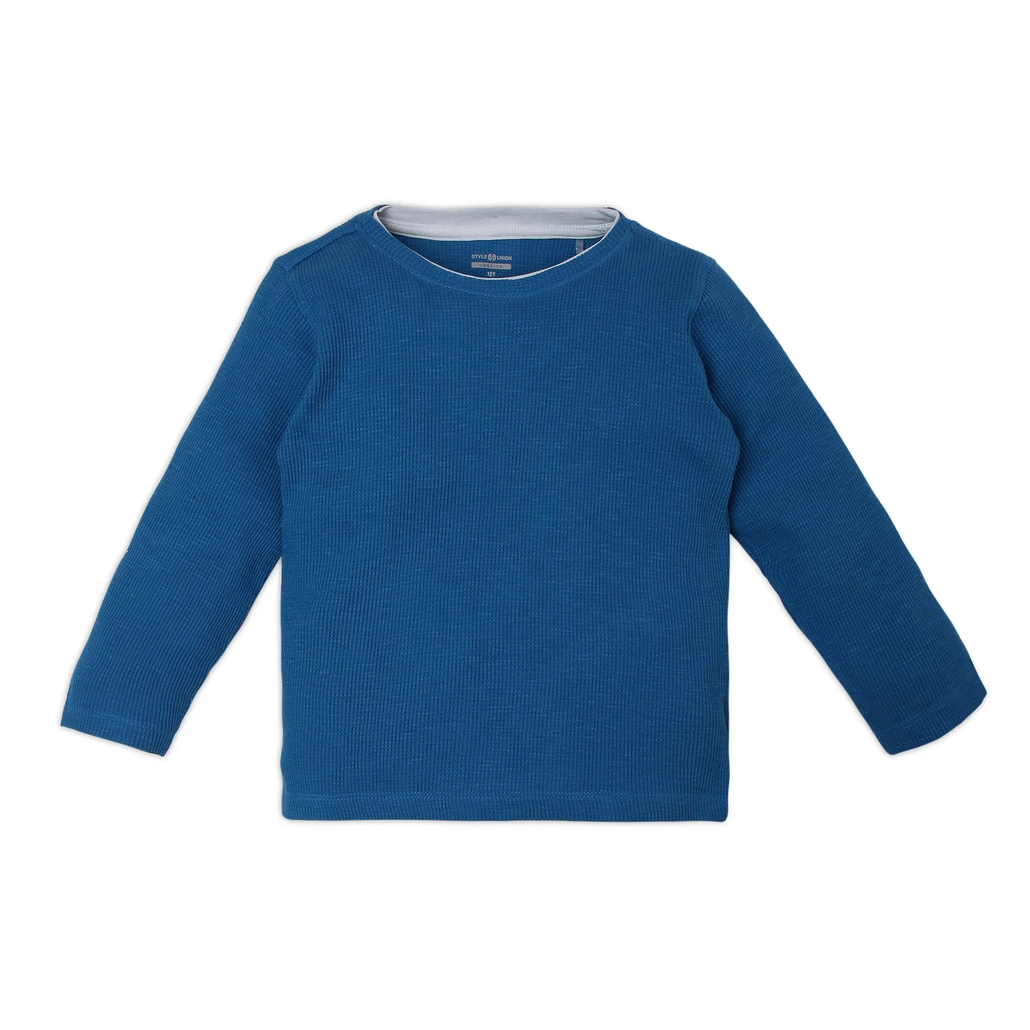 Boy's Regular Fit Solid T-Shirt