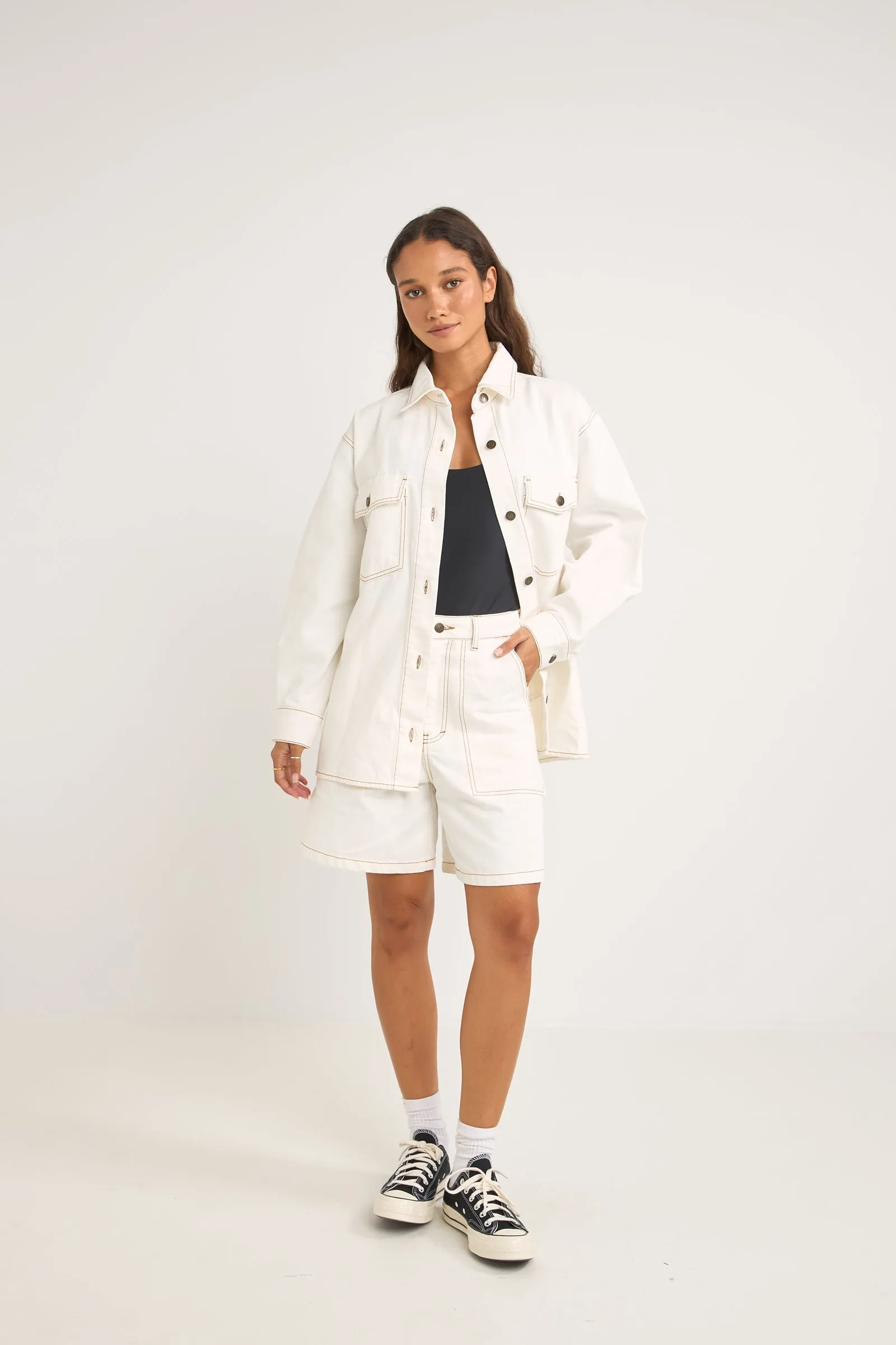 Camilla Oversized Jacket Ivory