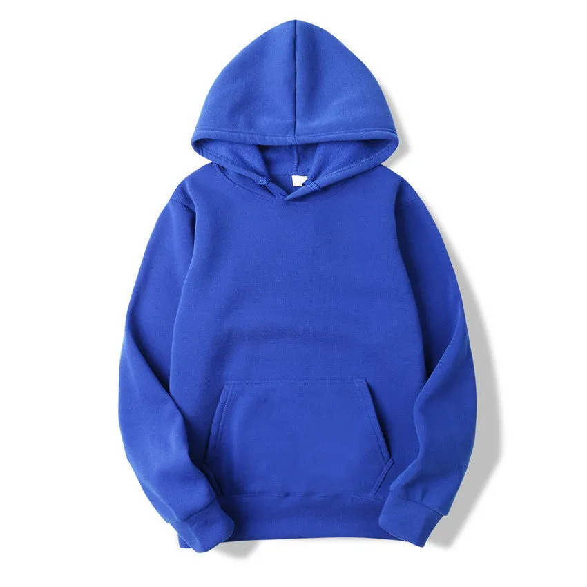 Casual Fleece Hooded Long Sleeve Slim Solid Color Sweatshirt Wholesale Women Clothing