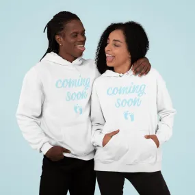 Gender Reveal Boy Couple Hoodies