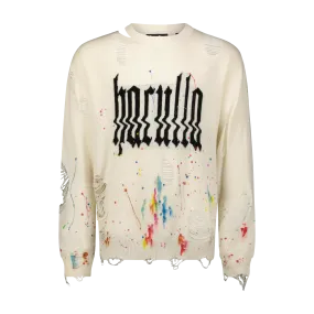 GLITCHED HACULLA KNITTED SWEATER