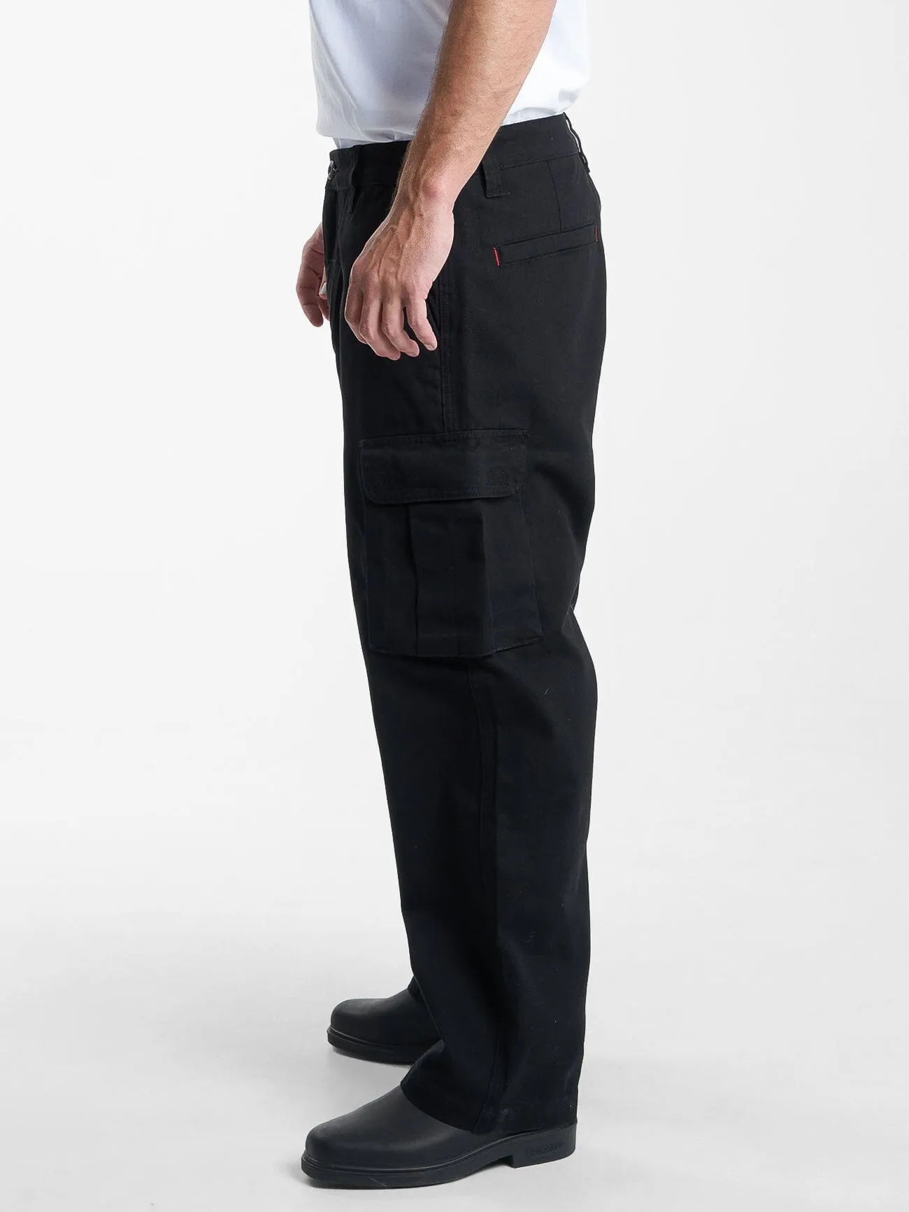 Hard Yakka X Thrills Big Slacker Cargo Pant - Black