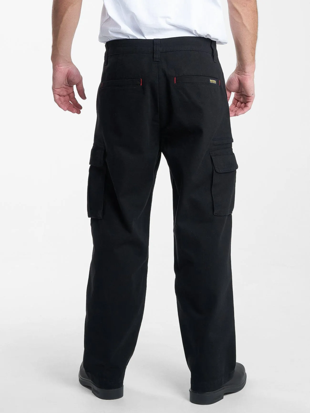 Hard Yakka X Thrills Big Slacker Cargo Pant - Black