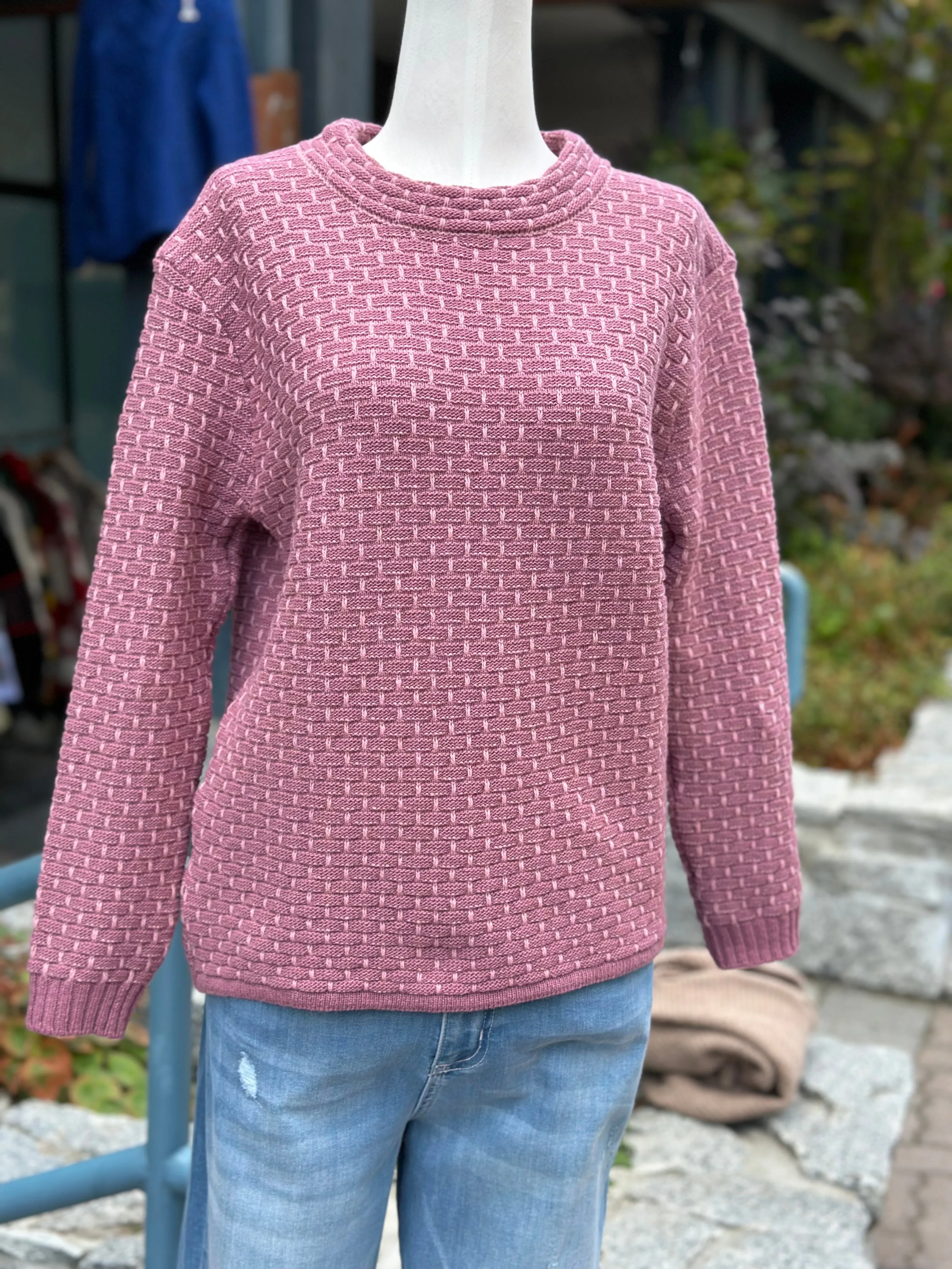 Irish - Basket Weave Sweater