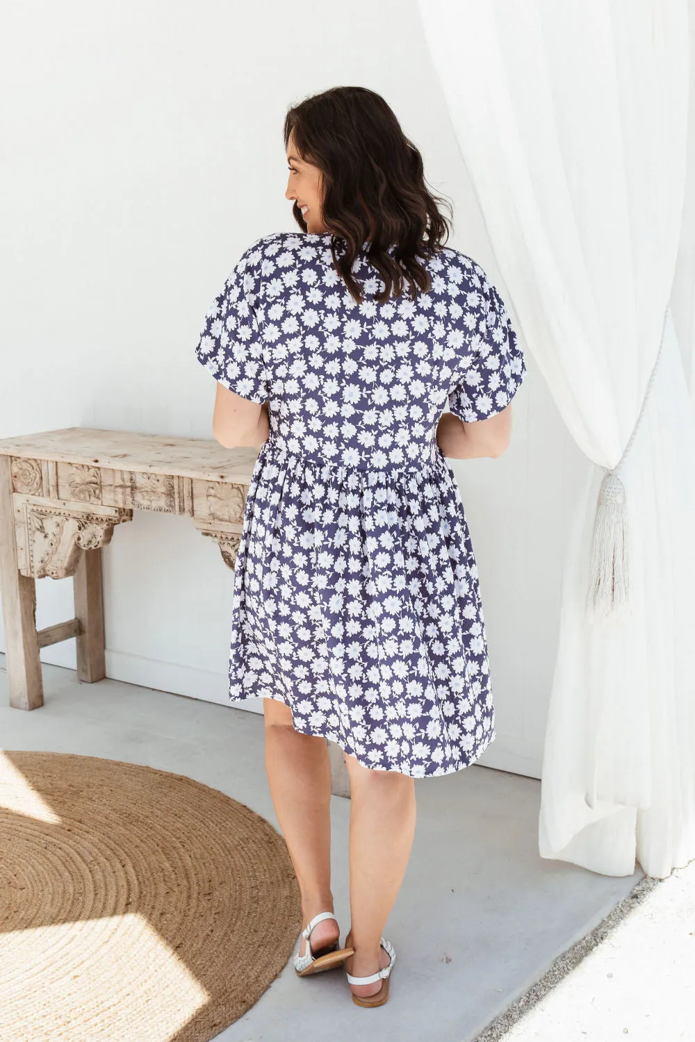 Isla Dress - Blue Daisy