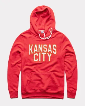 Kansas City Tonal Puff Ink Red Hoodie