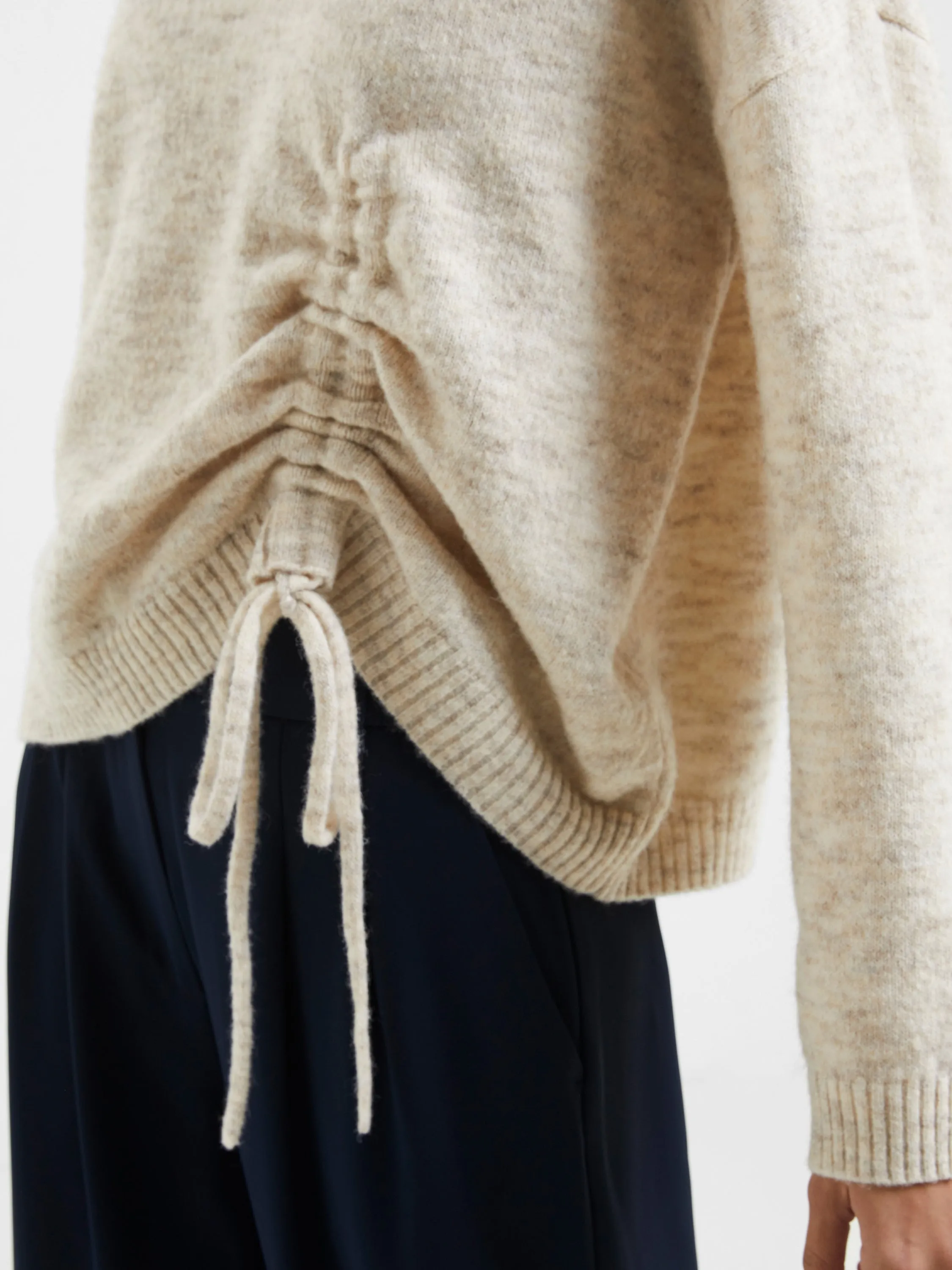 Kezia Scrunch Tie Sweater