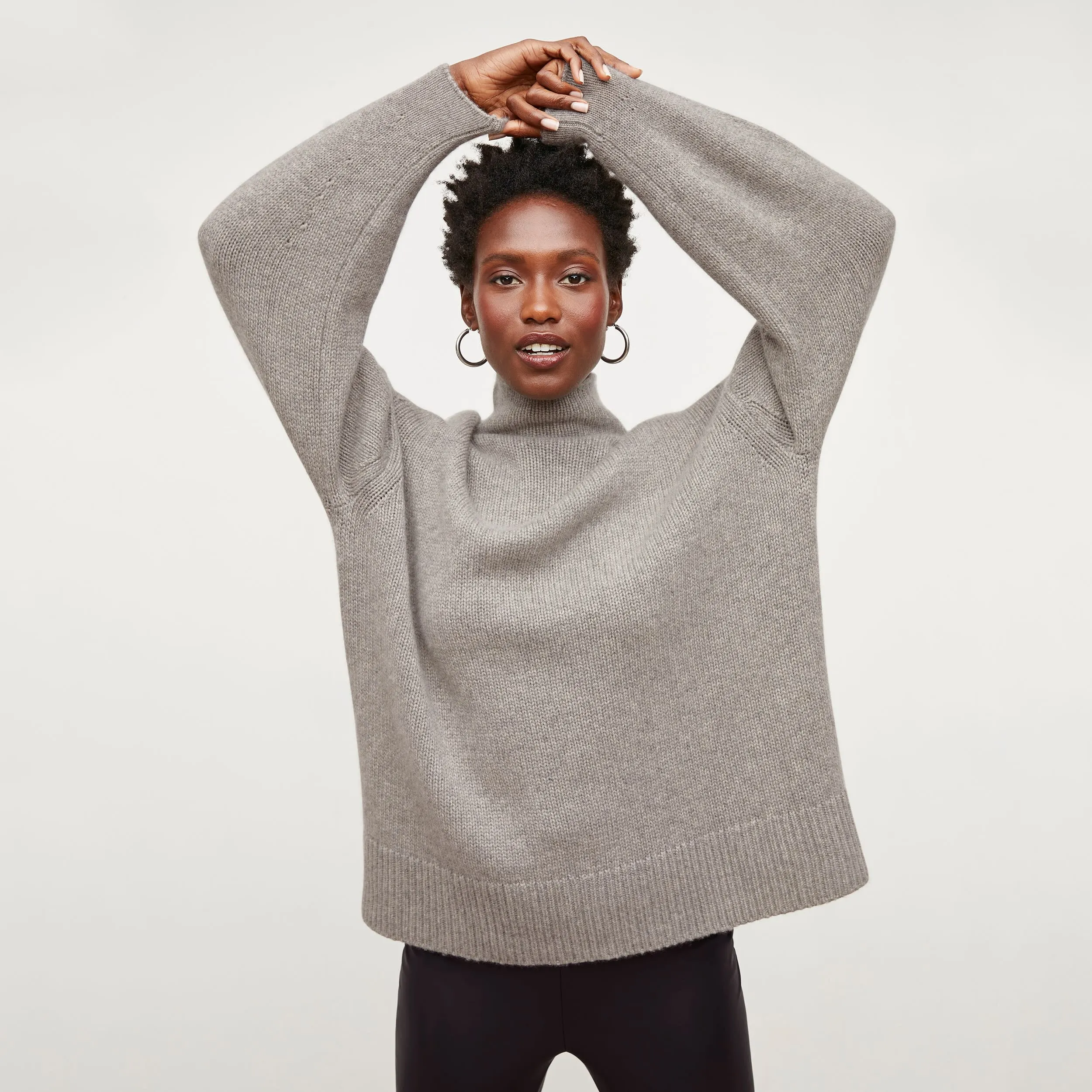 Lea Sweater - Plush Cashmere :: Stormcloud