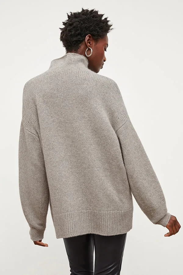 Lea Sweater - Plush Cashmere :: Stormcloud