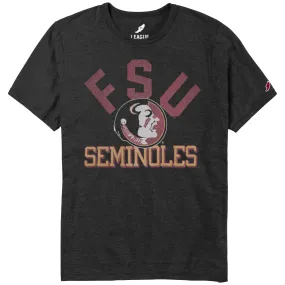 League Men's Vault FSU Seminoles/Seminole Logo Short Sleeve T-shirt - Black