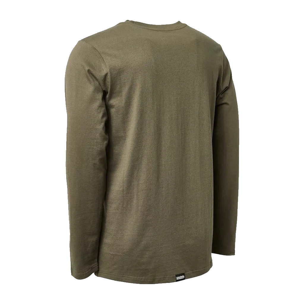 Long Sleeve Crew Army Green