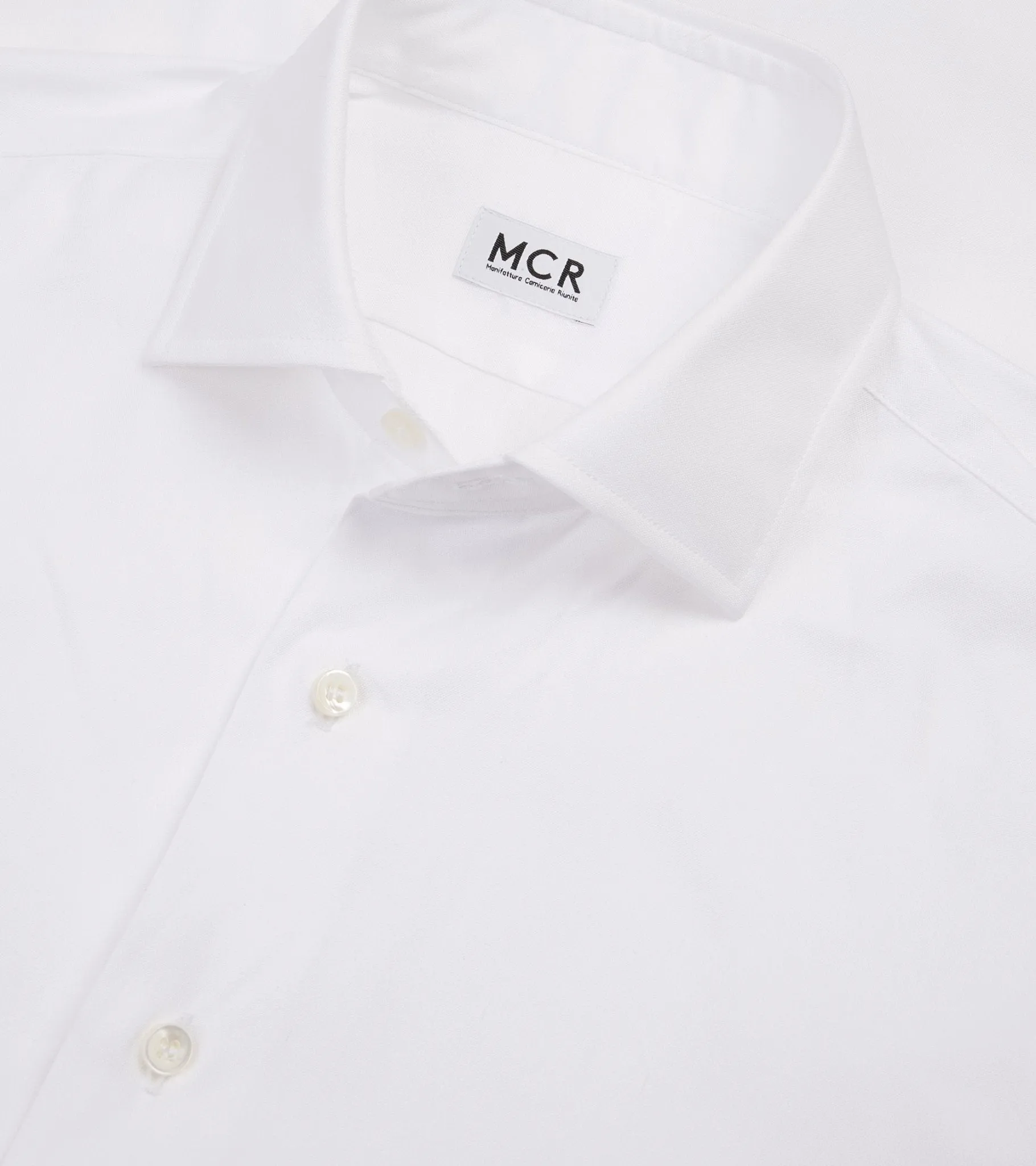 MCR Slim Pinpoint Shirt: White