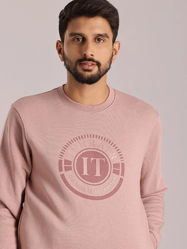 Men Full Sleeve Printed Crew Neck Sweatshirt