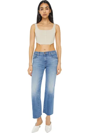 Mid Rise Enjoy the Ride Ankle Zip Jeans by MOTHER Denim