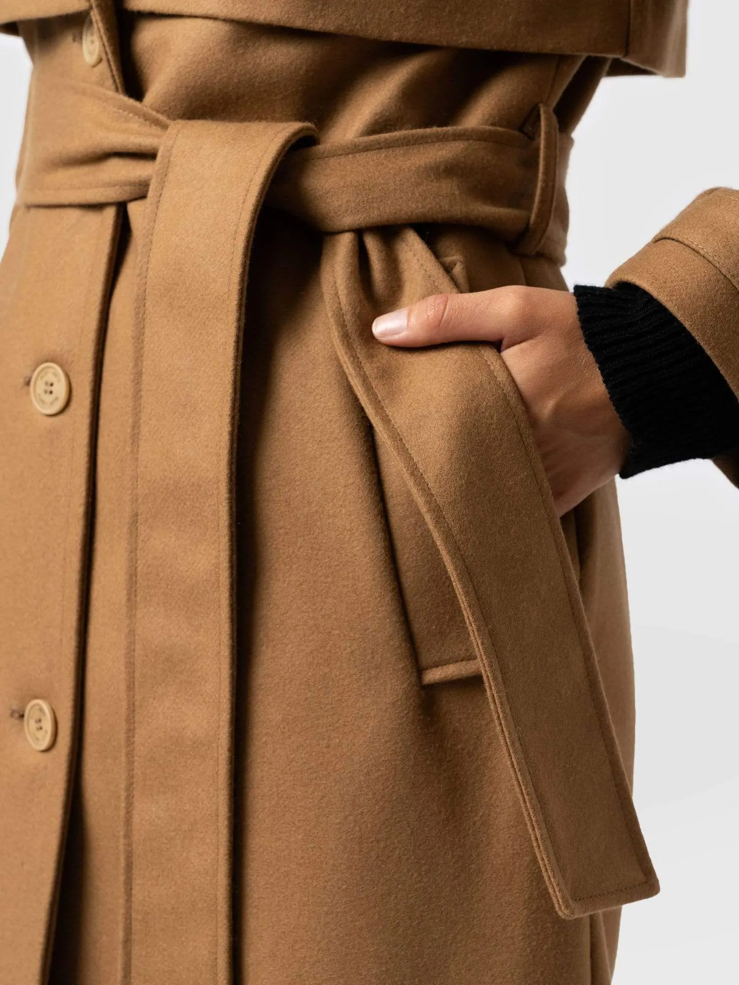 Odette Coat - Camel