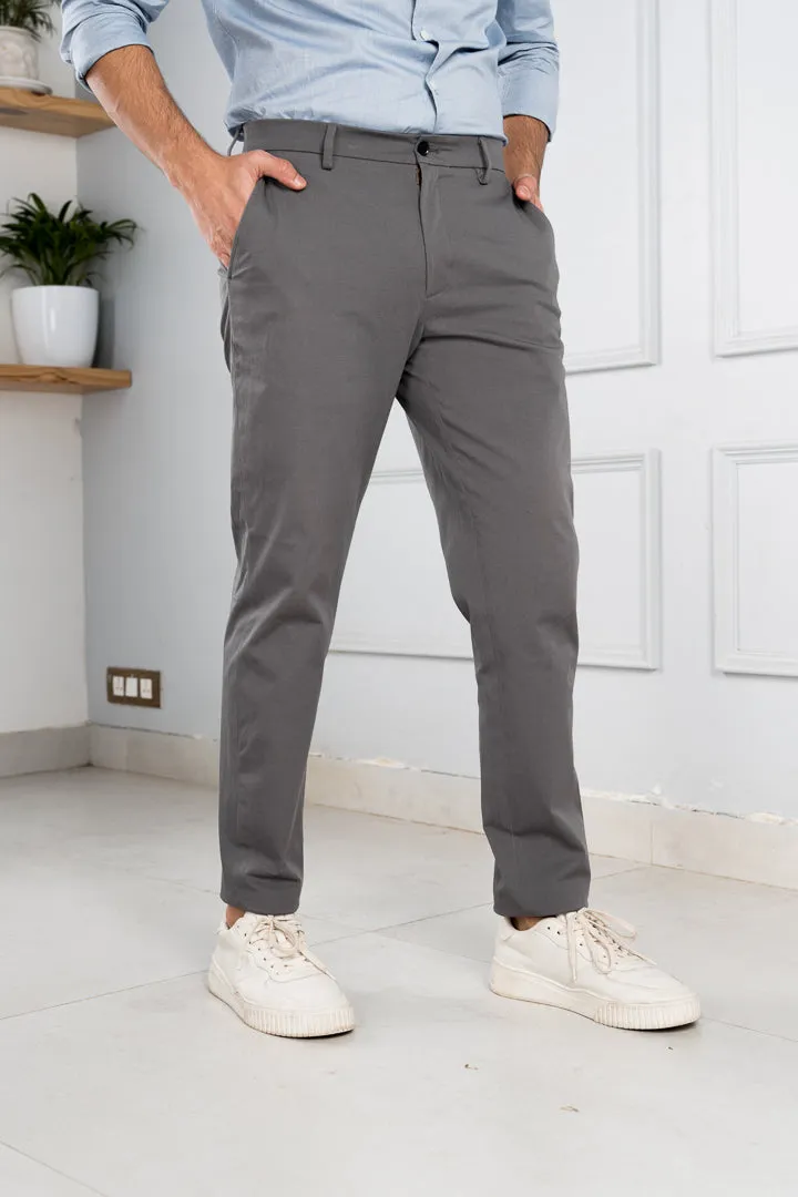 Spanish Grey Stretch Chinos