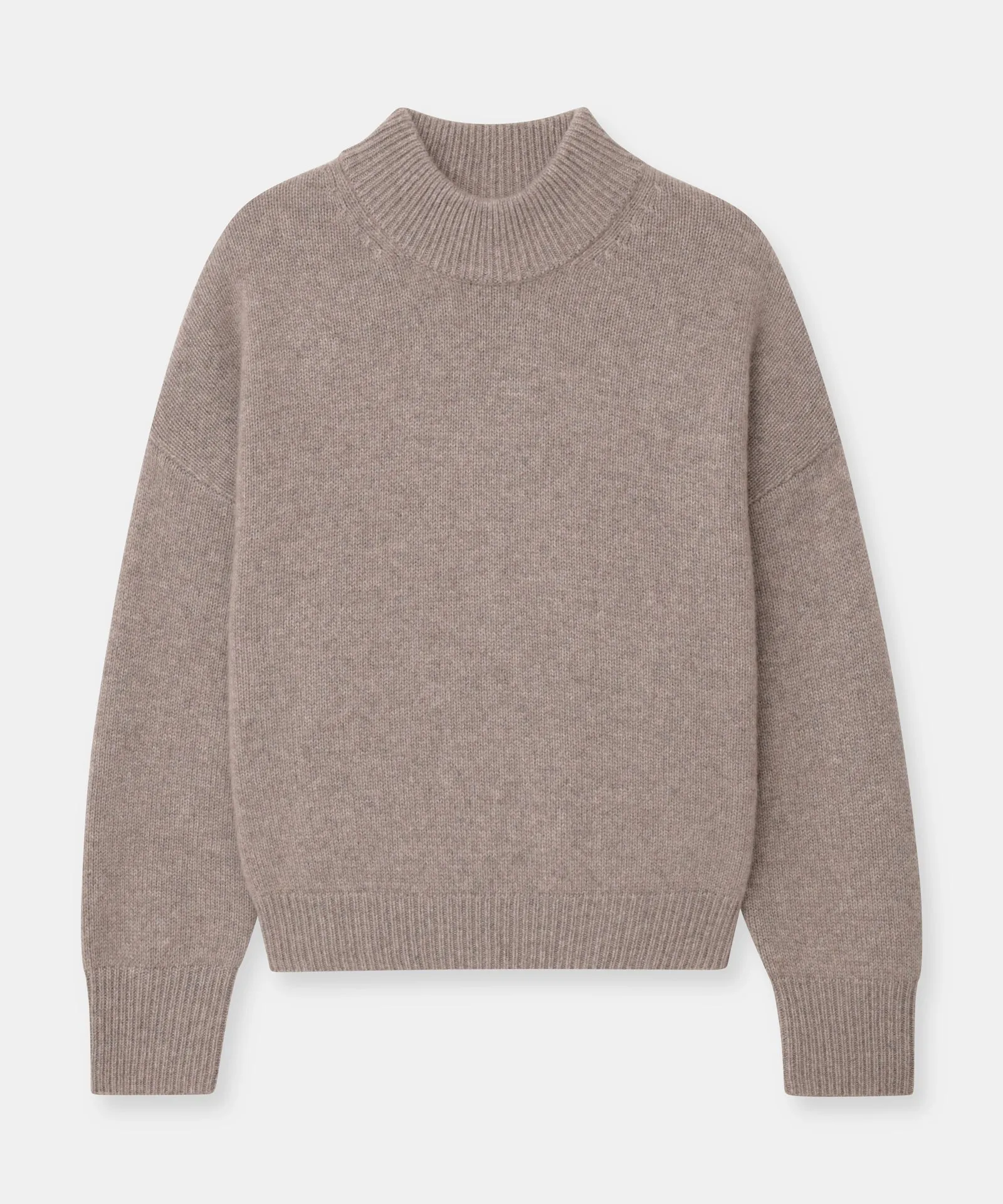 Super Luxe Cashmere Mockneck Sweater