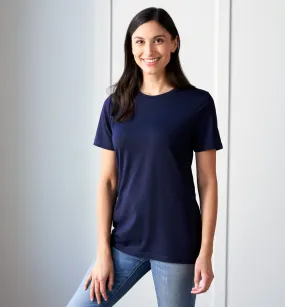 Threshold Crew Neck T-Shirt Petite Fit - Maritime Blue