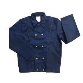 Vintage 1960's Navy  Nylon Overshirt / Blouse  / 10-12Y