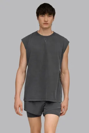 V_LYFE220 SLEEVELESS T-SHIRT - Gray Vintage