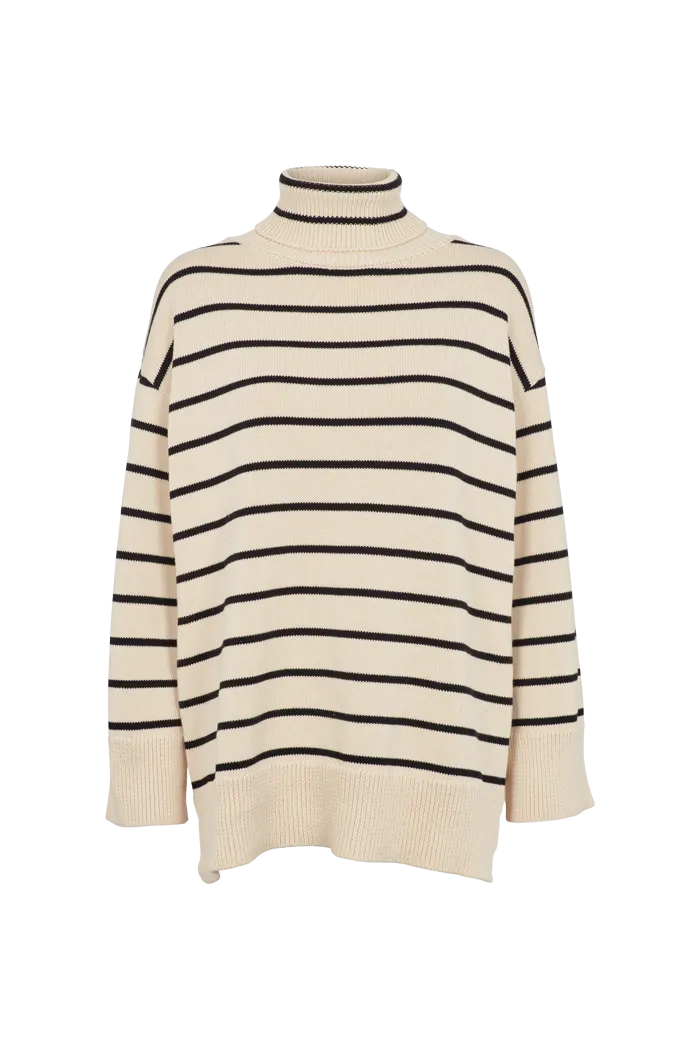 Winie T-Sweater - Birch/Black